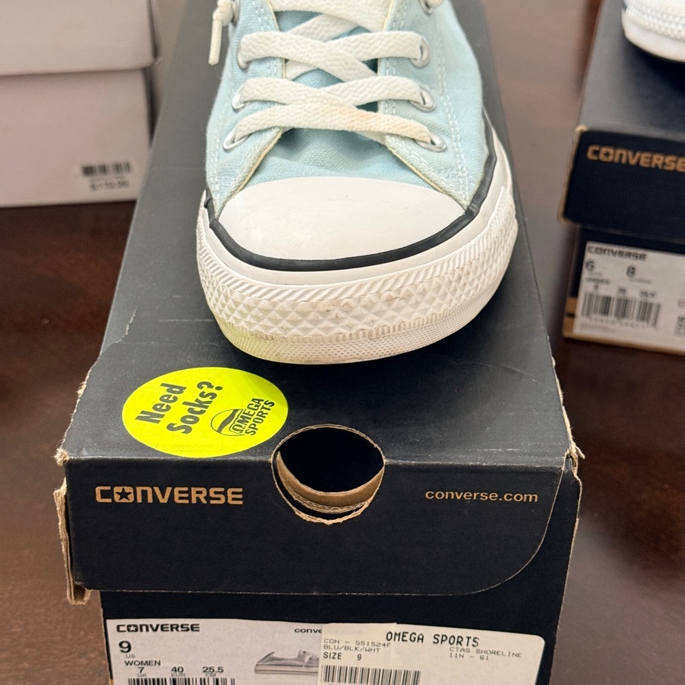 Converse womens Light Blue Sneakers
